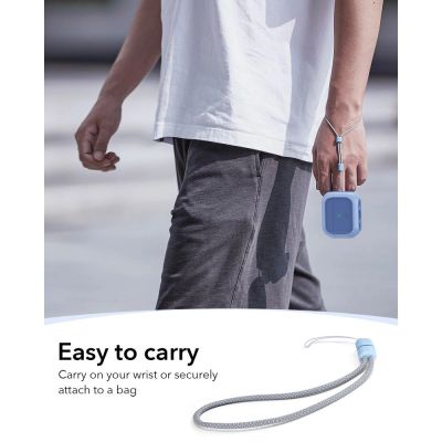 7. Etui ESR Orbit Halolock MagSafe na AirPods Pro - niebieskie