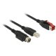 DeLOCK 85489 kabel USB USB 2.0 3 m USB B Czarny
