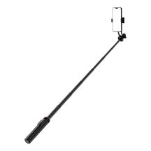Wozinsky Selfie stick WC1Y2S teleskopowy tripod 1.3m ze stopu aluminium z uchwytem na telefon - czarny