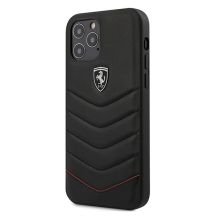 Etui Ferrari Off Track Quilted na iPhone 12 / 12 Pro - czarne