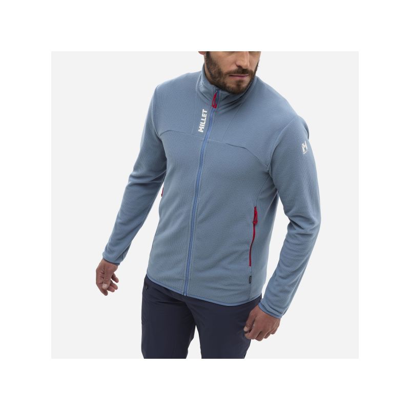 3. Bluza męska MILLET Ubic Lightgrid Jkt M niebieska