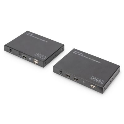7. Przedłużacz/Extender KVM HDMI+USB 70m po kat. 6 UTP/IP 4K 60Hz audio (zestaw)