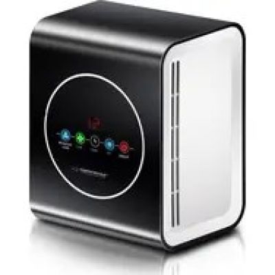 6. Esperanza EHP001 oczyszczacz powietrza 45 dB Czarny, Biały