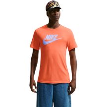 Koszulka męska Nike Nsw Tee Icon Futura pomarańczowa AR5004 835