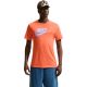 Koszulka męska Nike Nsw Tee Icon Futura pomarańczowa AR5004 835