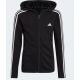 Bluza adidas Essentials 3 Stripes Full-Zip Hoodie Jr IC3634