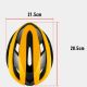 5. Kask rowerowy Rockbros 10110004006 rozmiar M - żółto-czarny