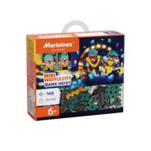 MARIOINEX Klocki Mini Waffle City Napad na bank, 148 elementów