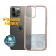 5. Etui PanzerGlass ClearCase na iPhone 12 Pro Max - przezroczysto-różowe