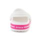 5. CROCS CROCBAND KIDS CLOG T WHITE/PINK CRUSH 207005-6WU