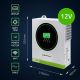 2. Qoltec Hybrydowy inwerter solarny Off-Grid 1500W | 100A | 12V | MPPT | Sinus | Opcja Wi-Fi | Power Factor 1.0