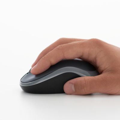 4. Mysz bezprzewodowa Logitech M185 910-002236 (optyczna; 1000 DPI; kolor niebieski)