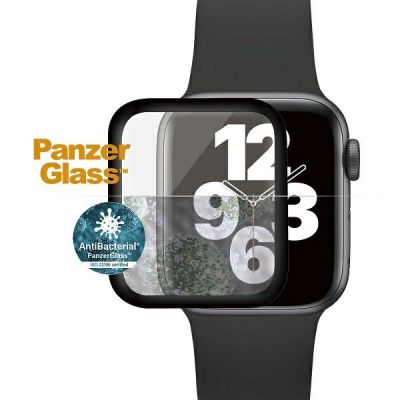 2. Szkło hartowane PanzerGlass Curved antybakteryjne na Apple Watch 4/5/6/SE - 40mm - czarne