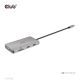 3. CLUB3D CSV-1594 stacja dokująca USB 3.2 Gen 1 (3.1 Gen 1) Type-C Czarny, Szary