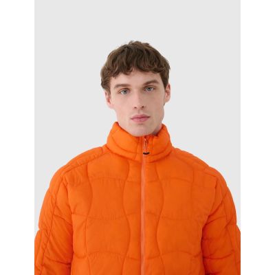 2. Kurtka puchowa trekkingowa z wypełnieniem Primaloft Silver męska 4F 4FWSS25TDJAM527-70S