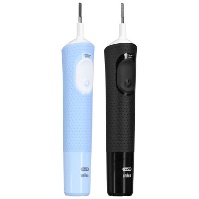 8. Oral-B Vitality Pro Duo Dorosły Obrotowo-pulsacyjna szczoteczka do zębów Czarny, Niebieski, Biały