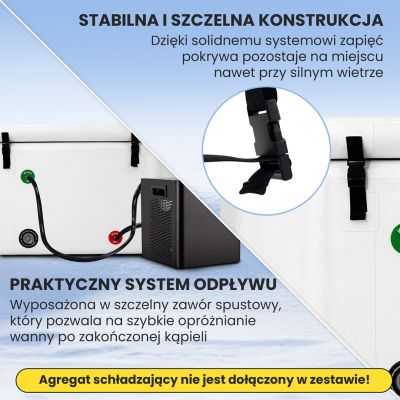 4. Extralink Ice Bath | Wanna do morsowania | 150x80x65cm