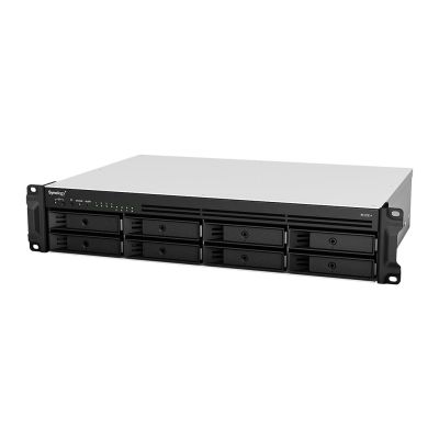 2. Synology RackStation RS1221+ serwer danych NAS Rack (2U) Ryzen Embedded V1500B 4 GB DDR4 0 TB DiskStation Manager Czarny