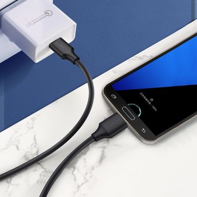 4. Kabel Ugreen US130 10843 USB-A 3.0 - micro USB-B 2m - czarny