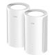 Cudy M11000 Trójpasmowy (2,4 GHz / 5 GHz / 6 GHz) Wi-Fi 7 (802.11be) Biały 4 Wewnętrzny