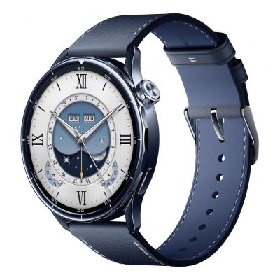 2. Xiaomi Watch S5 3,76 cm (1.48") AMOLED 46 mm Cyfrowy 480 x 480 px Ekran dotykowy Niebieski Wi-Fi