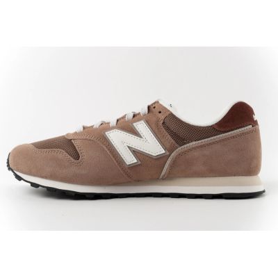 3. New Balance buty sportowe męskie sneakersy 373 brązowe skórzane