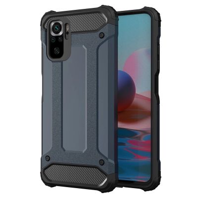 Hybrid Armor pancerne hybrydowe etui pokrowiec Xiaomi Redmi Note 11 Pro+ 5G (China) / 11 Pro 5G (China) / Mi11i HyperCharge / Poco X4 NFC 5G niebieski