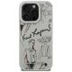 3. Etui Karl Lagerfeld Grained Pattern & Logo MagSafe na iPhone 16 Pro Max - szare