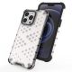8. Honeycomb etui pancerny pokrowiec z żelową ramką iPhone 13 Pro zielony