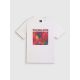 5. T-shirt regular z nadrukiem damski 4F 4FRSS26TTSHF4514-10S
