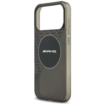 6. Etui AMG Double Layer Transparent Smocked MagSafe do iPhone 17 Pro Max - czarne