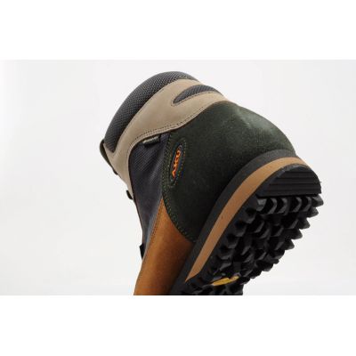 7. Aku buty sportowe trekkingowe damskie Slope GTX skórzane za kostkę brązowe szare