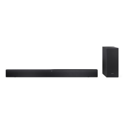 4. Listwa dźwiękowa Sharp 2.1 Dolby Atmos/DTS Virtual:X z wąskim bezprzewodowym subwooferem | Głośnik HT-SBW310 | 330 W | Łączność Bluetooth | Połączenie bezprzewodowe