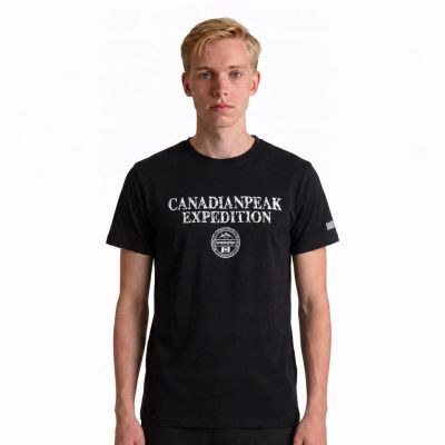 5. Koszulka Canadian Peak JVICKEAK BLACK RM MEN 254 (RBMSZ1307H/CP-NOIR)