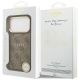 8. Etui Guess 4G PU Classic Logo MagSafe na iPhone 17 Pro - brązowe