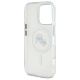 7. Etui Karl Lagerfeld IML Metal Karl&Choupette Head MagSafe na iPhone 16 Pro - białe