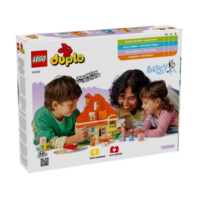 8. LEGO DUPLO Bluey 10459 Dom rodzinny Blue z grą pamięciową