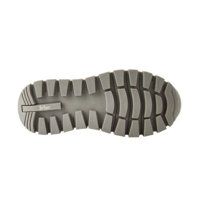 6. Lee Cooper buty zimowe sportowe damskie jasnoszare botki ocieplane