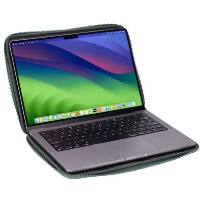 3. Rękawica Thule, pasuje do rozmiaru 14", Pokrowiec na MacBooka, zamglona zieleń
