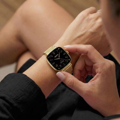 2. Smartwatch Gravity Złoty Bransoleta + Pasek GT32-1