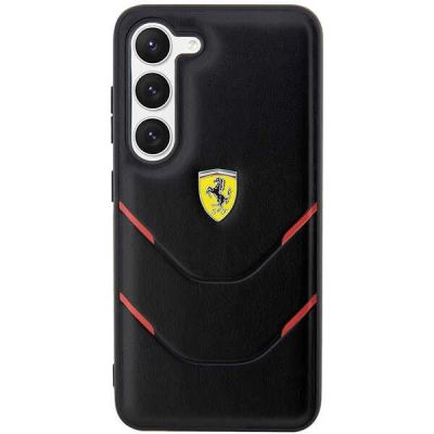 3. Etui Ferrari Hot Stamp Lines na Samsung Galaxy S23+ - czarne
