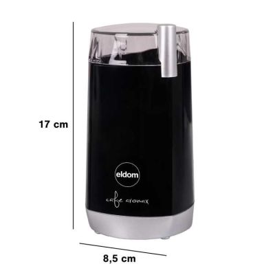 4. ELDOM MŁYNEK DO KAWY MK40 CAFRO 180W CZARNY