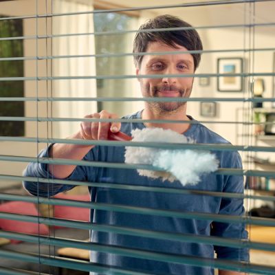 3. Miotełka do kurzu Vileda z krótką rączką + 2 wkłady Flex&Catch