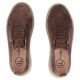 5. Skórzane półbuty damskie zamszowe sneakersy brązowe Filippo DP8343