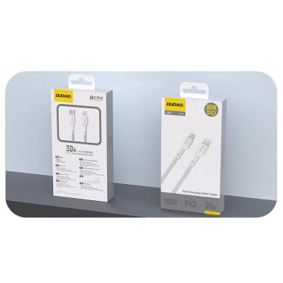 2. Kabel Dudao L9X 30W USB-C - Lightning 1m - biały