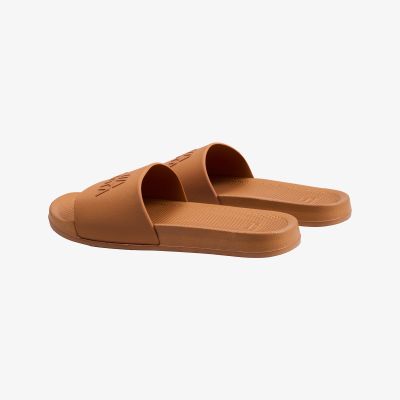 5. Klapki basenowe basic plain camel KUBKBB-SS24-03-21