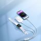 8. Kabel 3 w 1 Joyroom S-IW008 magnetyczna ładowarka USB-A - Lightning/USB-C 1.2m - biały
