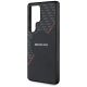 6. Etui AMG Double Layer Rhombs MagSafe na Samsung Galaxy S25 Ultra - czarno-czerwone