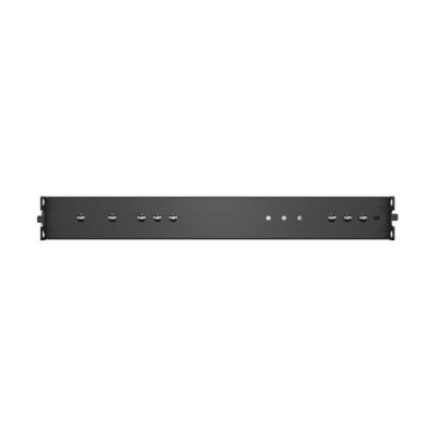 6. LANBERG WYSUWANA PÓŁKA DO SZAF RACK 19" 350MM CZARNA (1U/445X350MM UDŹWIG DO 35KG, MONTAŻ 4PUNKTOWY)