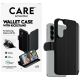 Etui CARE by PanzerGlass Feature Wallet Kickstand na Samsung Galaxy A57 - czarne